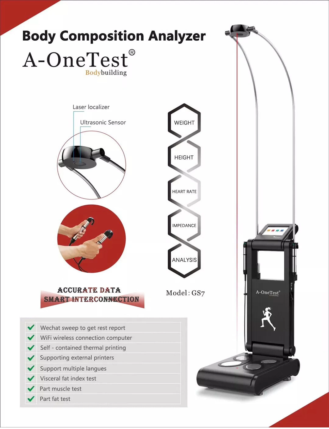 Body Composition Analyzer/High Quality Health Body Analyzer /Quantum Body Scanner