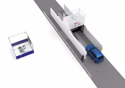 Sicherheitssystem Röntgen-Frachtscanner Fahrzeuginspektionssystem